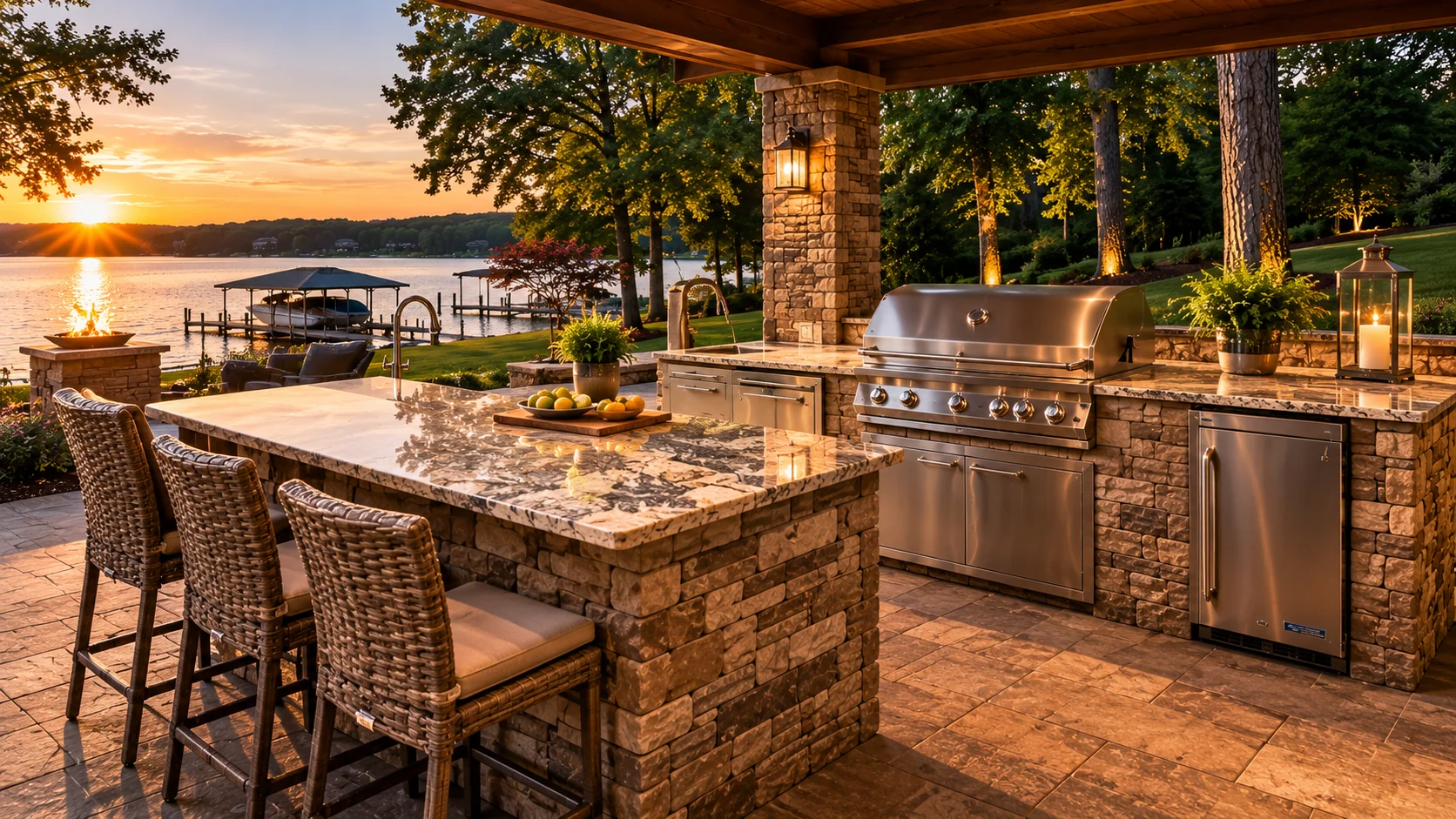 Covered outdoor entertaining inspiration
